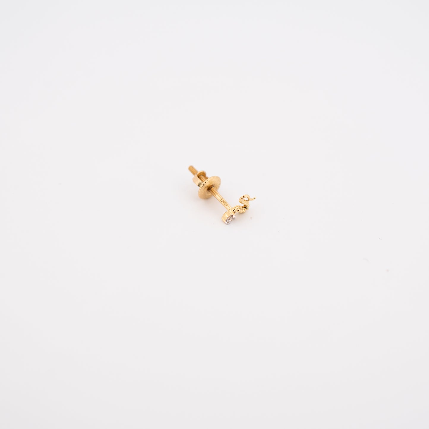 Snake Lab Grown Diamond Earrings