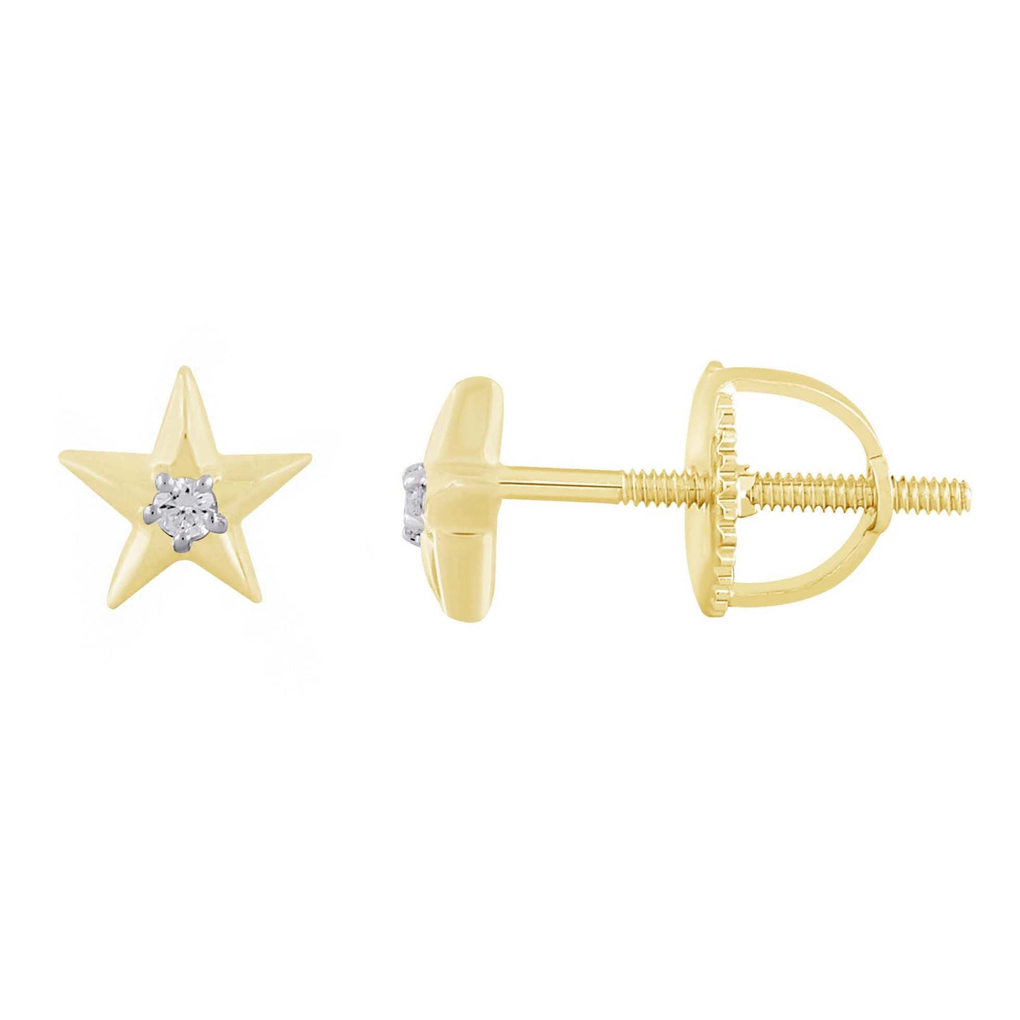 Star Lab Grown Diamond Earrings