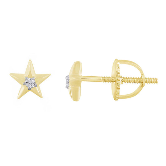 Star Lab Grown Diamond Earrings