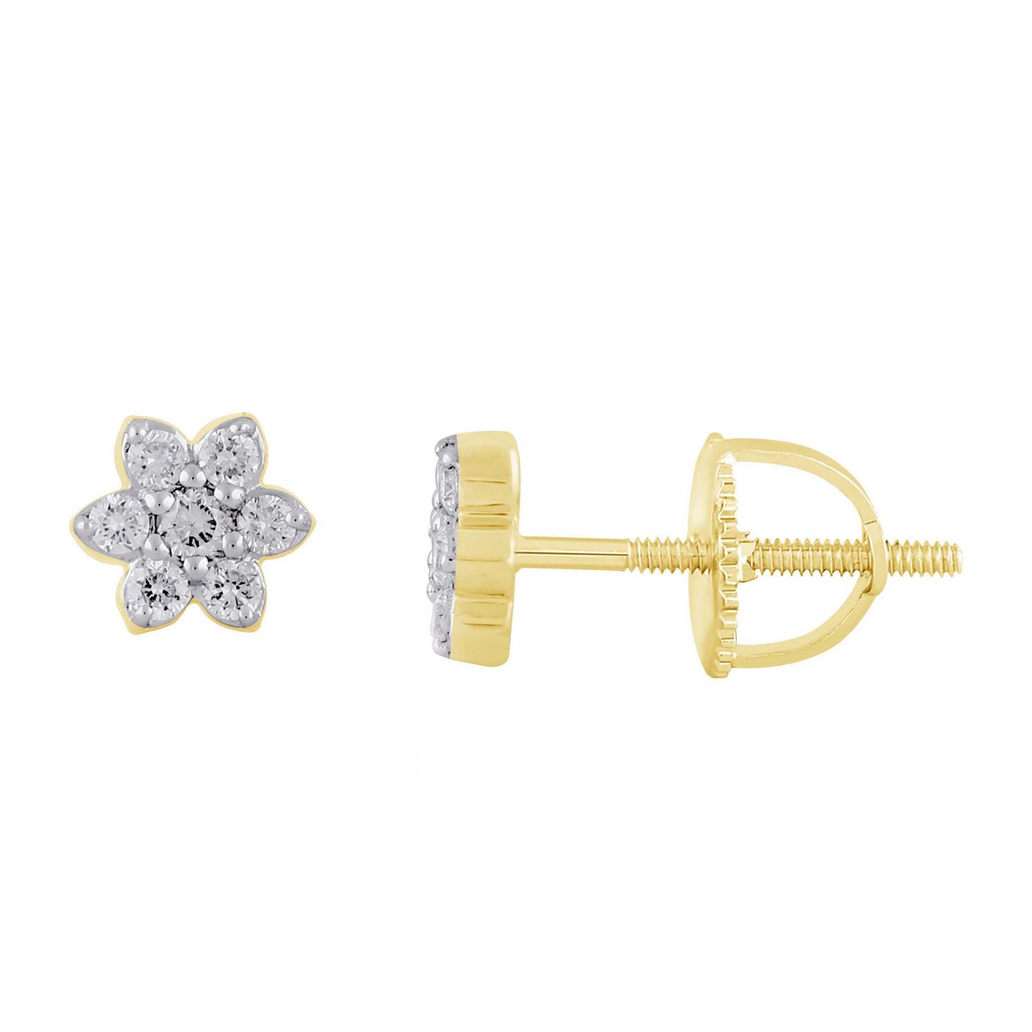 Flower Lab Grown Diamond Earrings