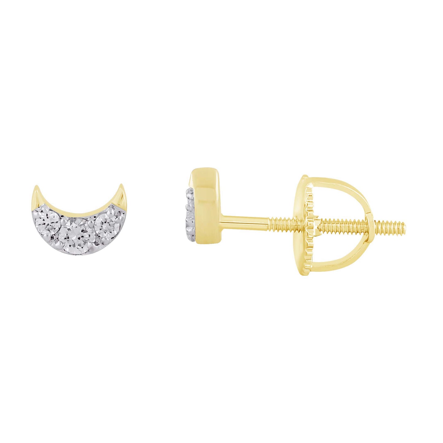 Moon Lab Grown Diamond Earrings
