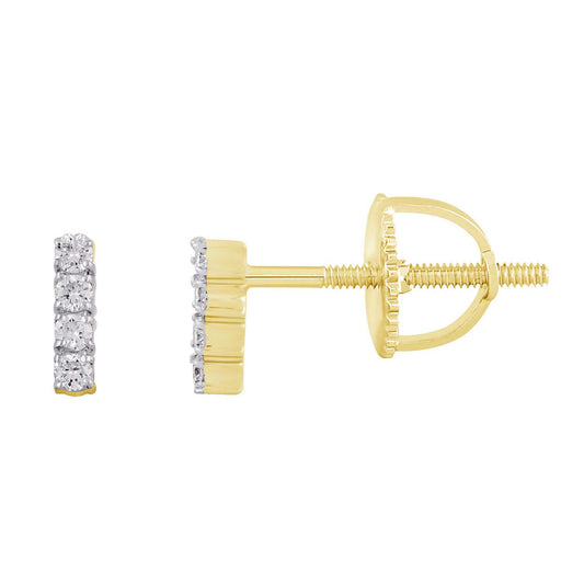 Linear Lab Grown Diamond Earrings