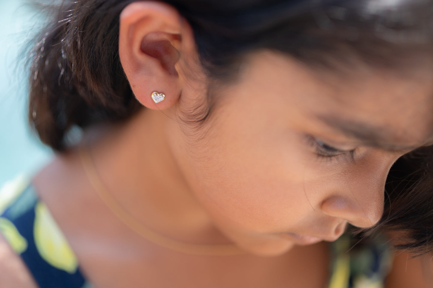 Heart Lab Grown Diamond Earrings