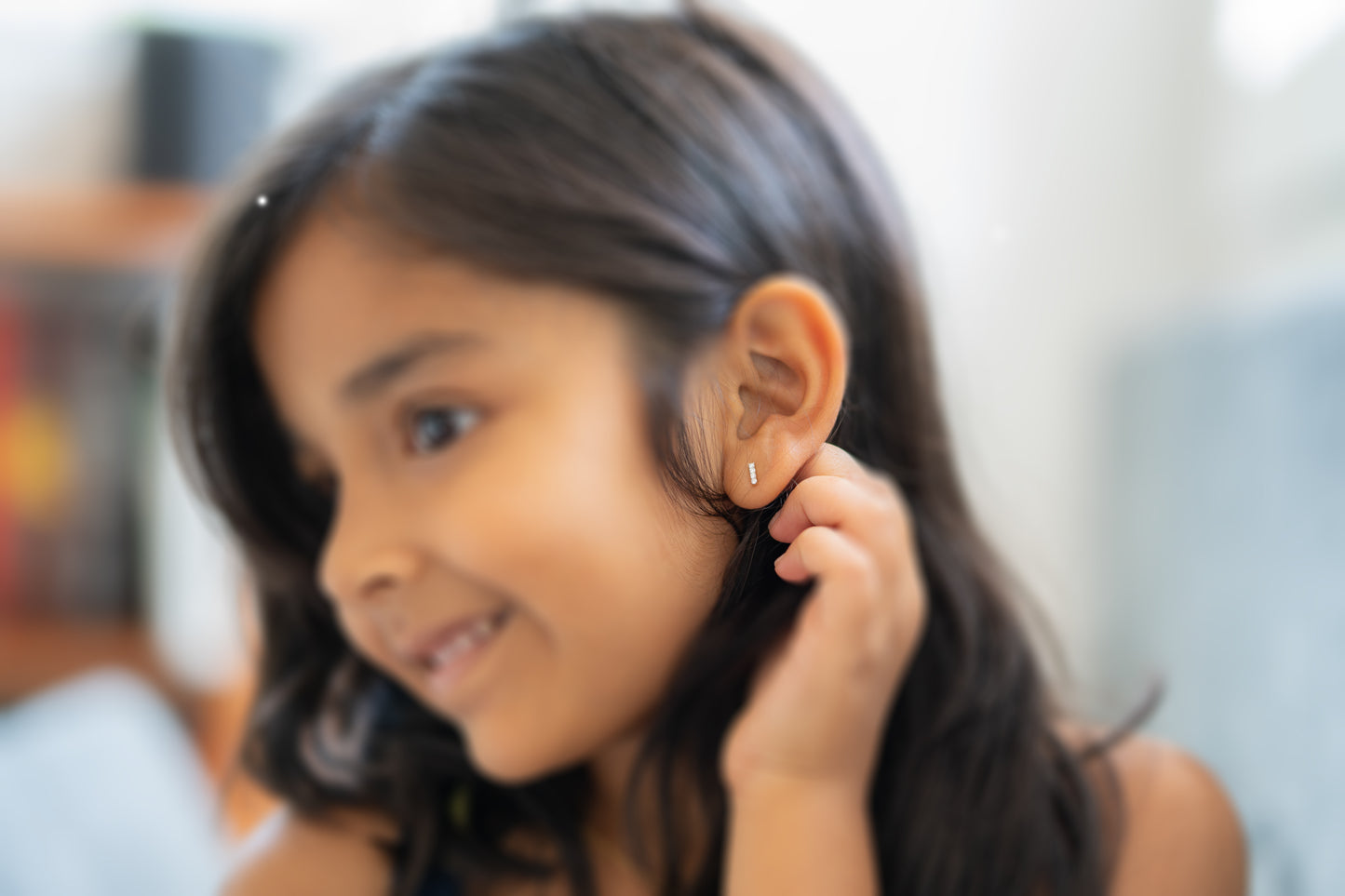 Linear Lab Grown Diamond Earrings