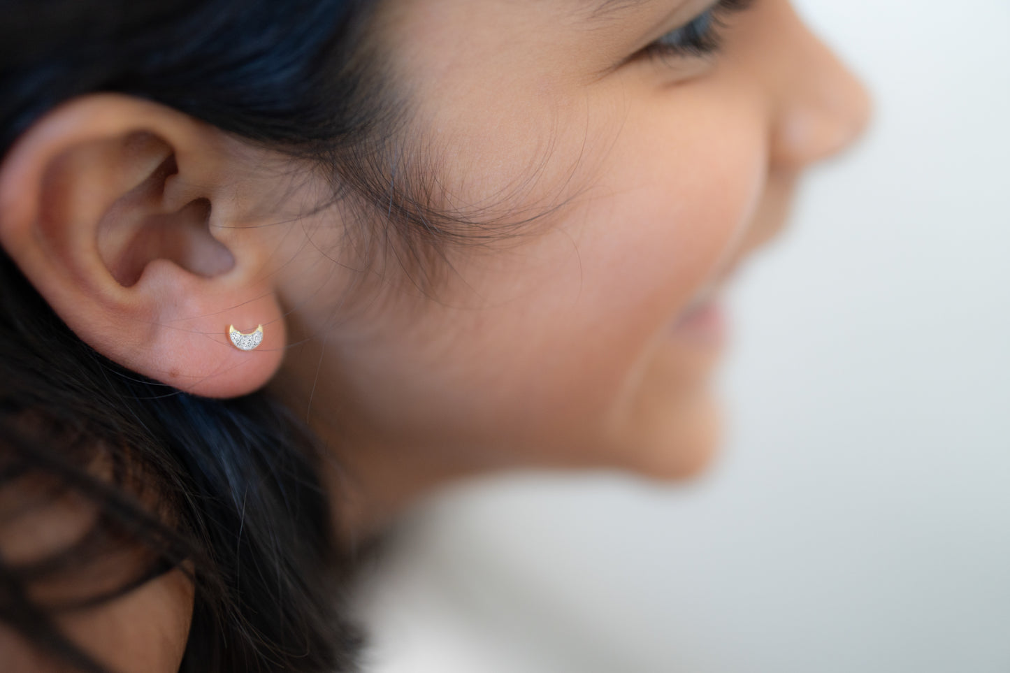 Moon Lab Grown Diamond Earrings