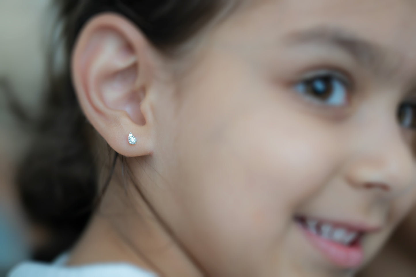 Teardrop Lab Grown Diamond Earrings