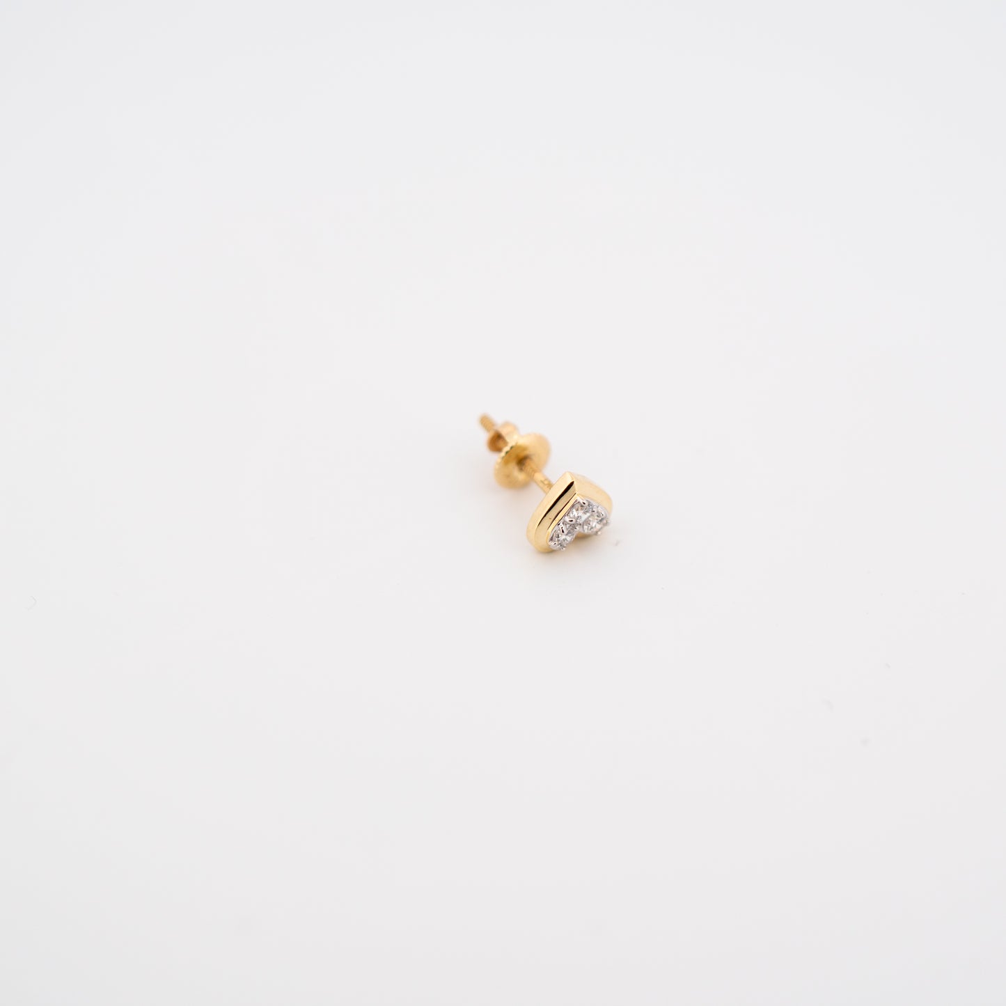 Heart Lab Grown Diamond Earrings