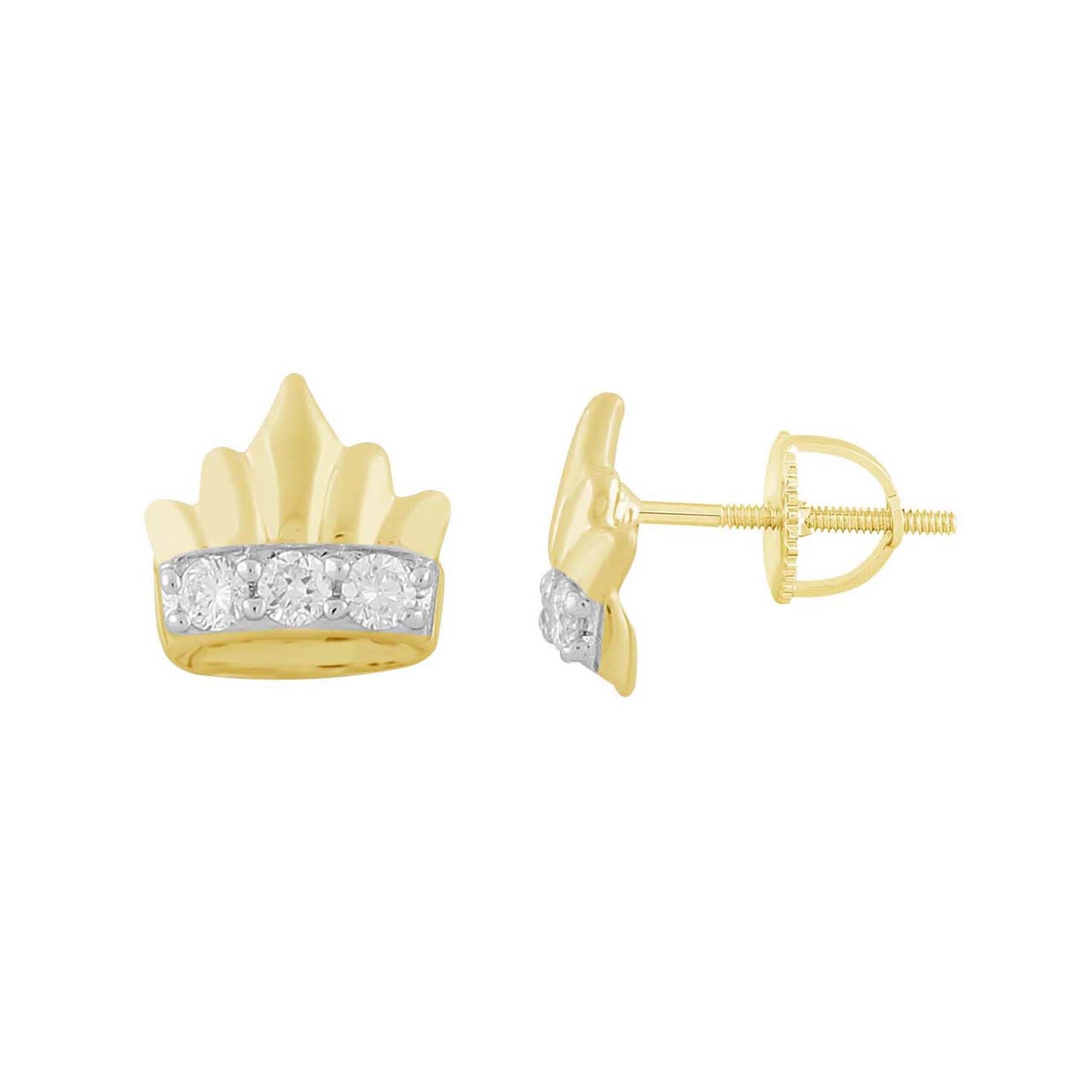 Crown Lab Grown Diamond Earrings