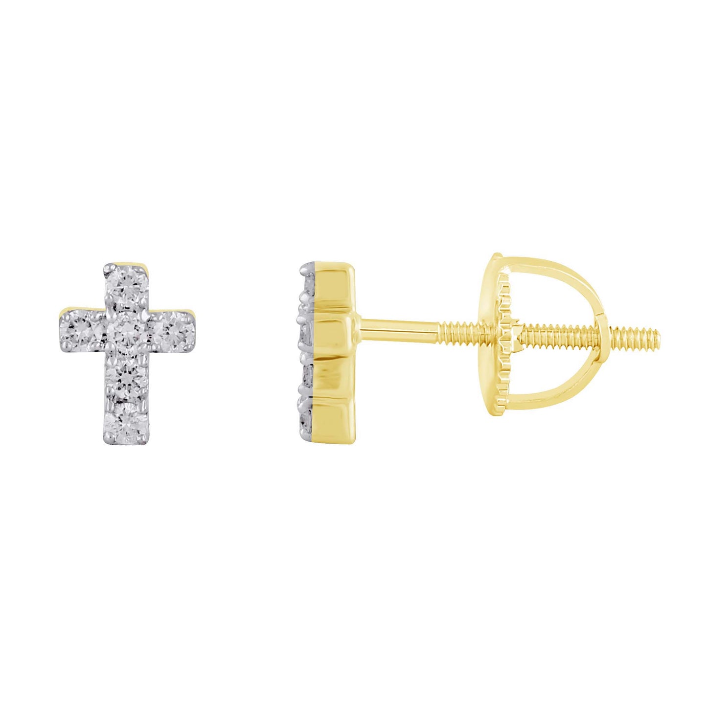 Cross Lab Grown Diamond Earrings